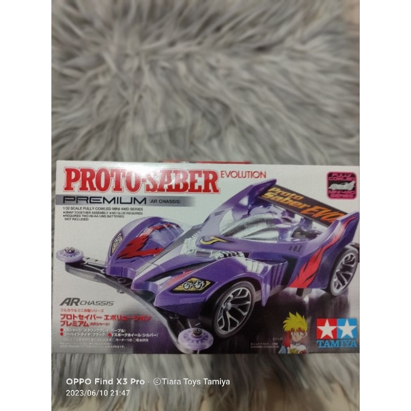 Jual Tamiya Proto Saber Evolution Premium Ar Chassis Shopee