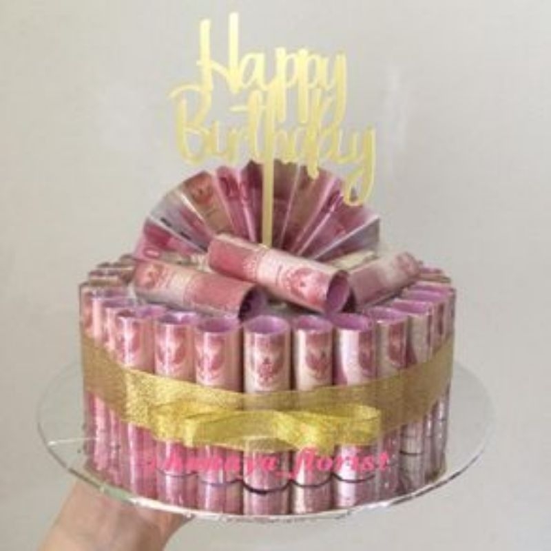 Jual Money Cake Kue Ulang Tahun Uang Sendiri Shopee Indonesia