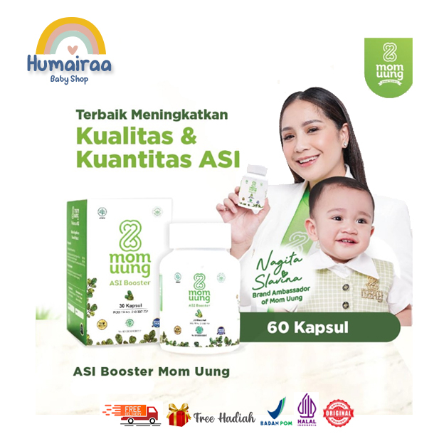 Jual Bpom Halal Herbal Asi Booster Mom Uung Pelancar Asi Capsule