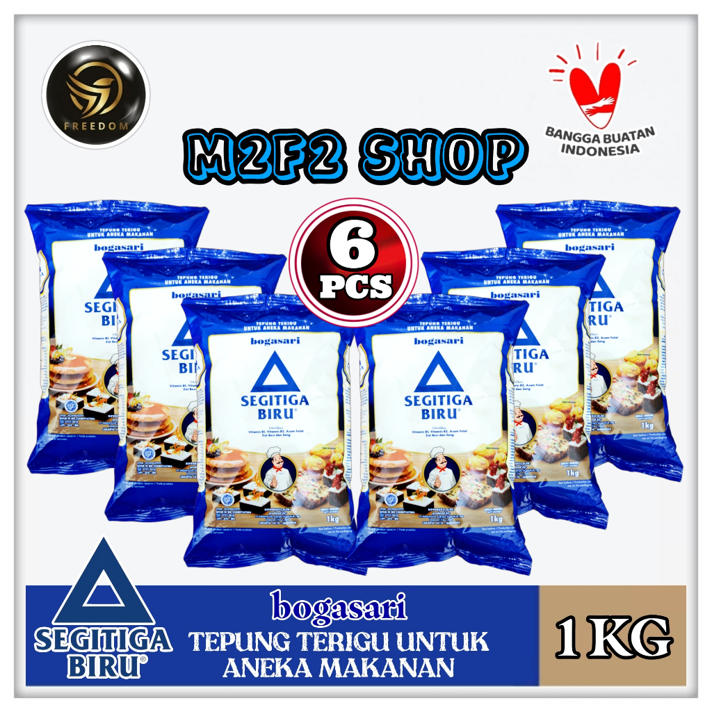 Jual Tepung Terigu Bogasari Segitiga Biru Serba Guna Kg Kemasan