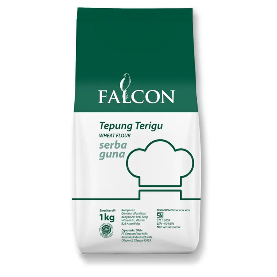 Jual TEPUNG TERIGU SERBAGUNA FALCON 1 KG Shopee Indonesia