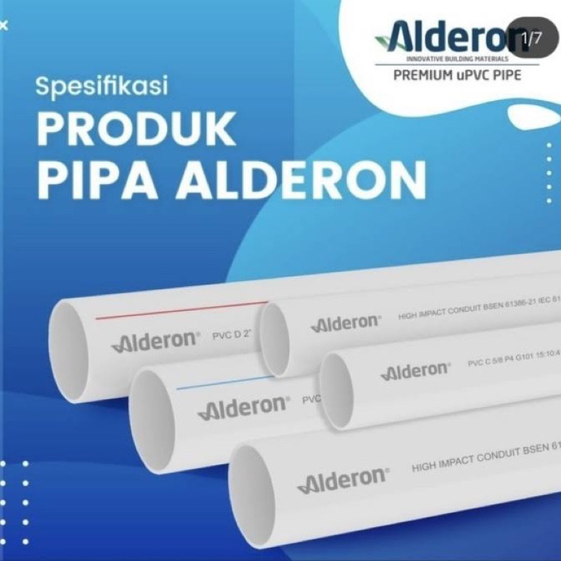 Jual DIBAGI 2 Pipa Conduit Pipa Listrik 20mm ALDERON Panjang 2 9m