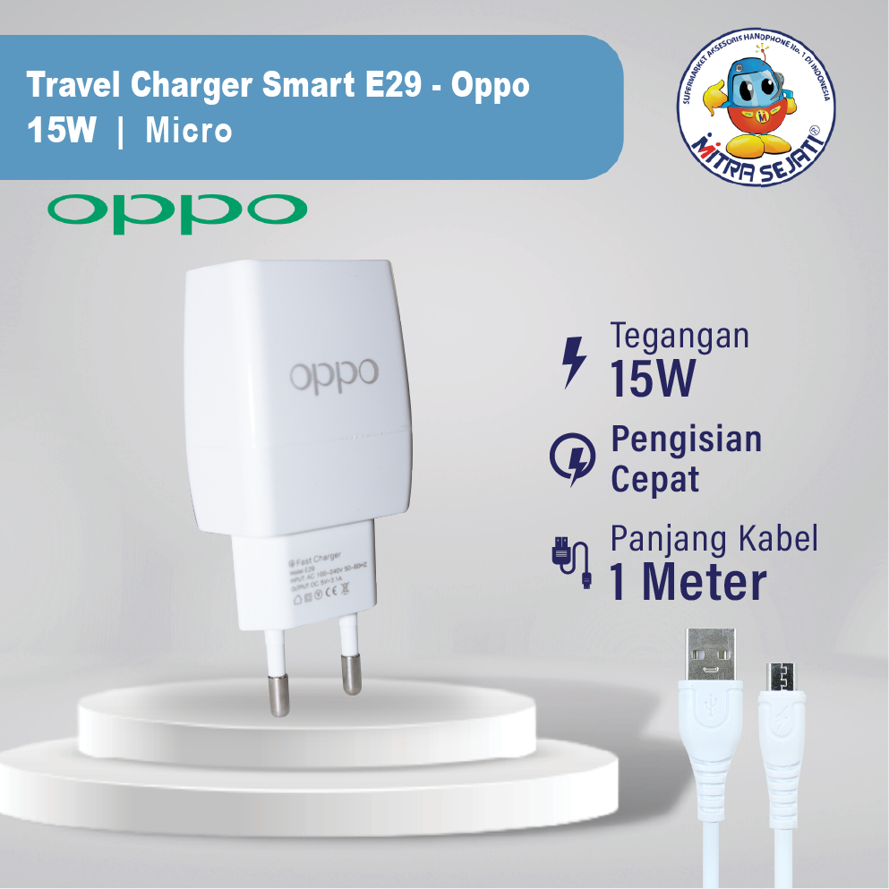 Jual Travel Charger Oppo 3 1A Smart E29 Branded Shopee Indonesia