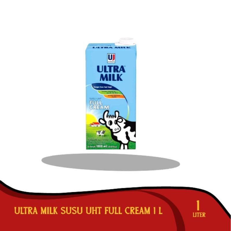 Jual Ultra Milk Susu Uht Full Cream L Shopee Indonesia