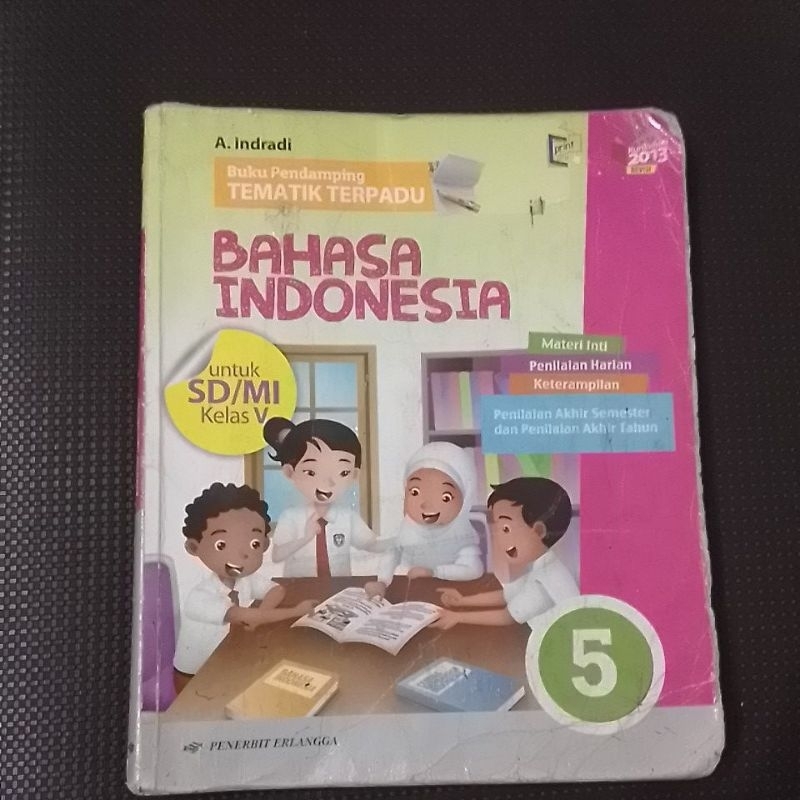 Jual BUKU PENDAMPING TEMATIK TERPADU BAHASA INDONESIA UNTUK KELAS 5 SD