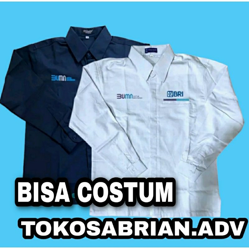 Jual Kemeja Bank Bri Seragam Bank Bri Baju Bank Bri Bumn Shopee Indonesia