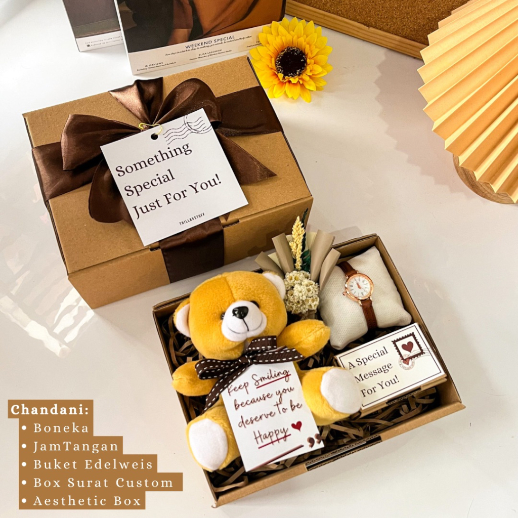 Jual AESTHETIC KADO ULANG TAHUN CEWEK WISUDA ANNIVERSARY HAMPERS