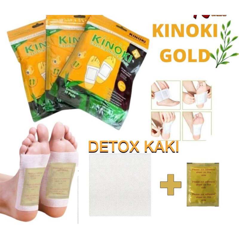 Jual Kinoki Gold Koyo Detox Racun Kaki Kinoki Koyo Kaki Ginger Detox