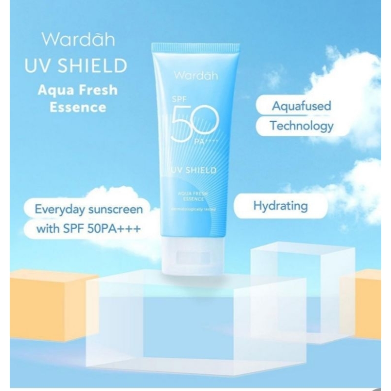 Jual Wardah Uv Shield Aqua Fresh Essence Spf Pa Ml Shopee