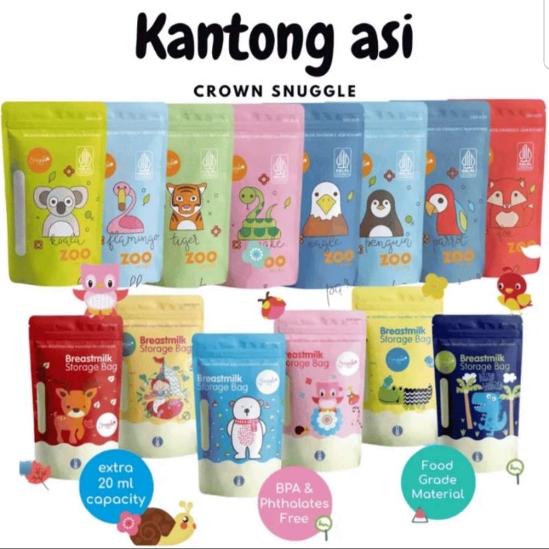 Jual Crown Snuggle Kantong Asi Promo Isi 30 Lembar PROMO Pouch