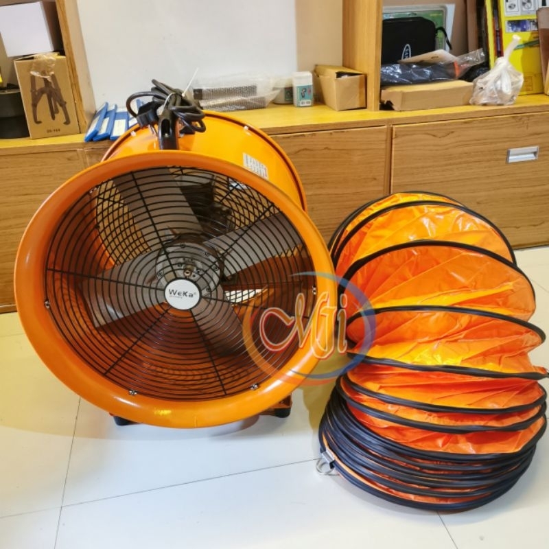 Jual Kipas Blower Portable Ventilator 18 Inch Plus Selang Flexible Duct