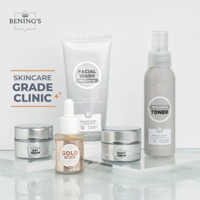 Jual Smooth Skin Intensive Care Paket Exclusive Gold Serum Benings