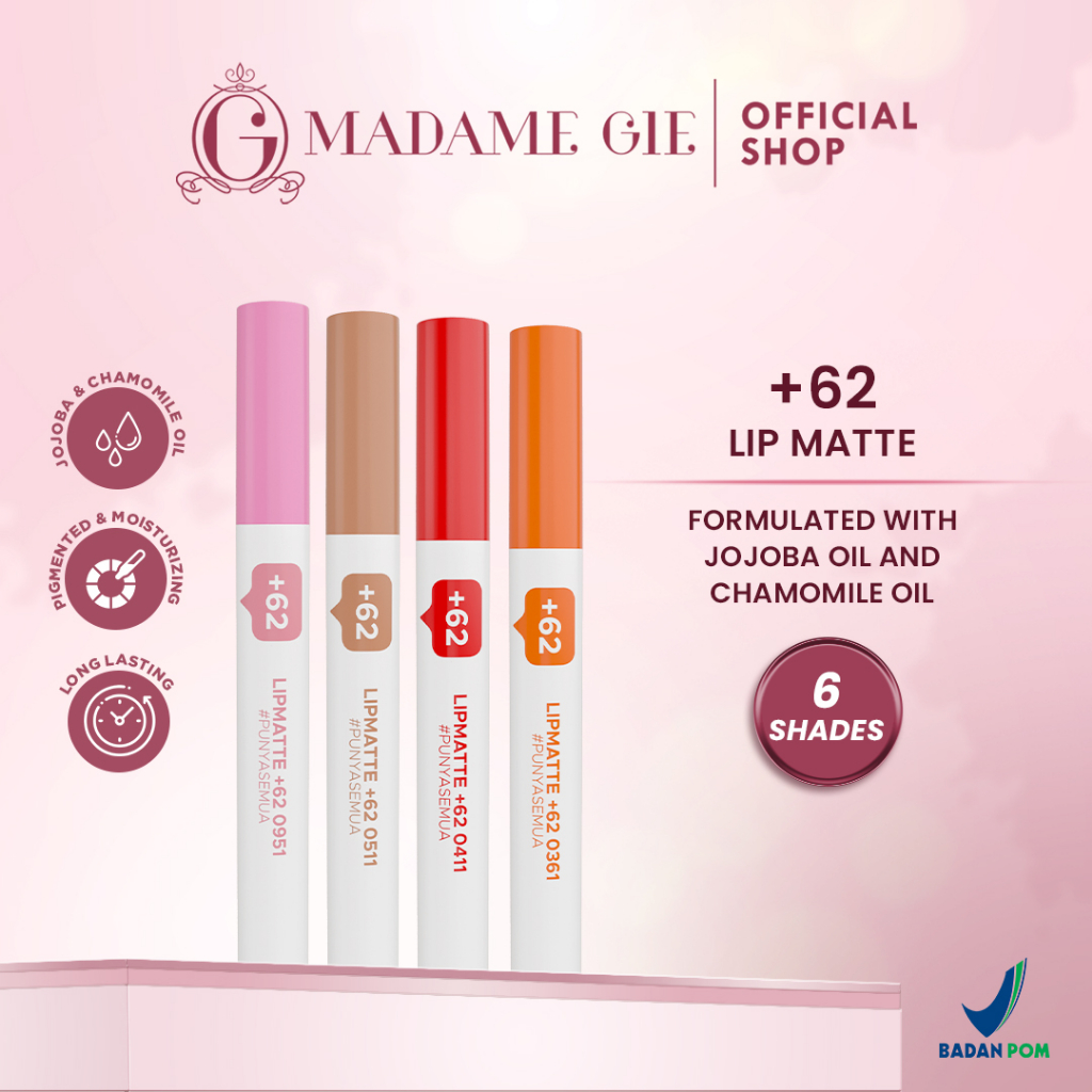 Jual Madame Gie Lip Matte 62 Make Up Lipstick Lip Cream Shopee