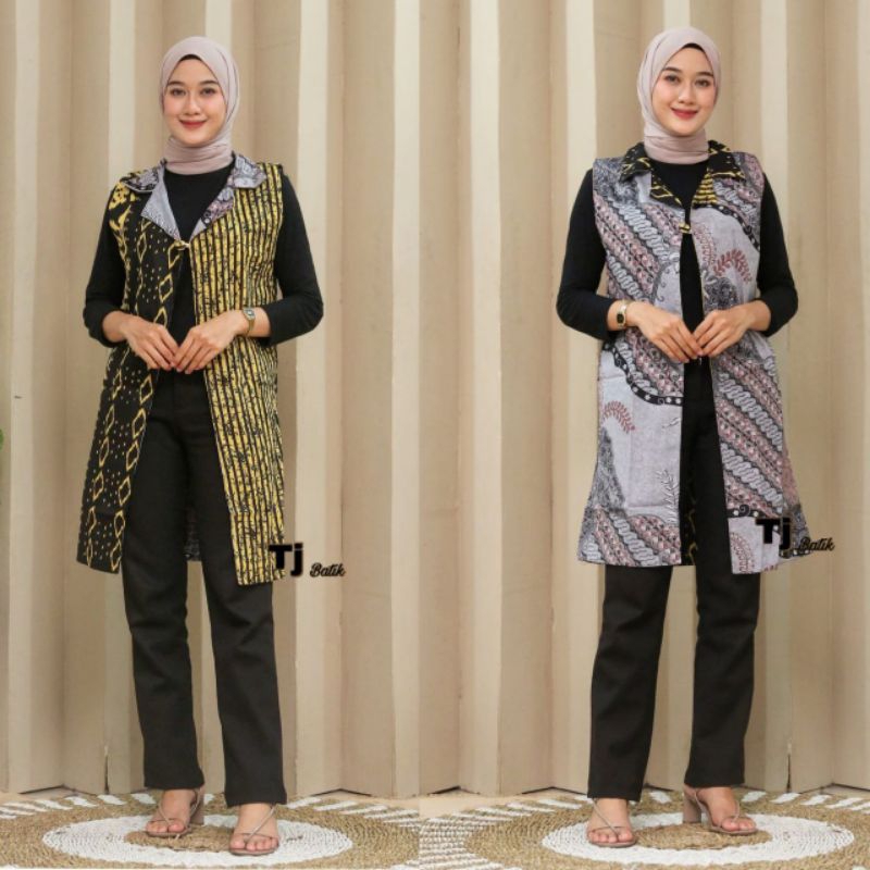 Jual Bolero Batik Wanita Bolak Balik In Bahan Katun Shopee Indonesia