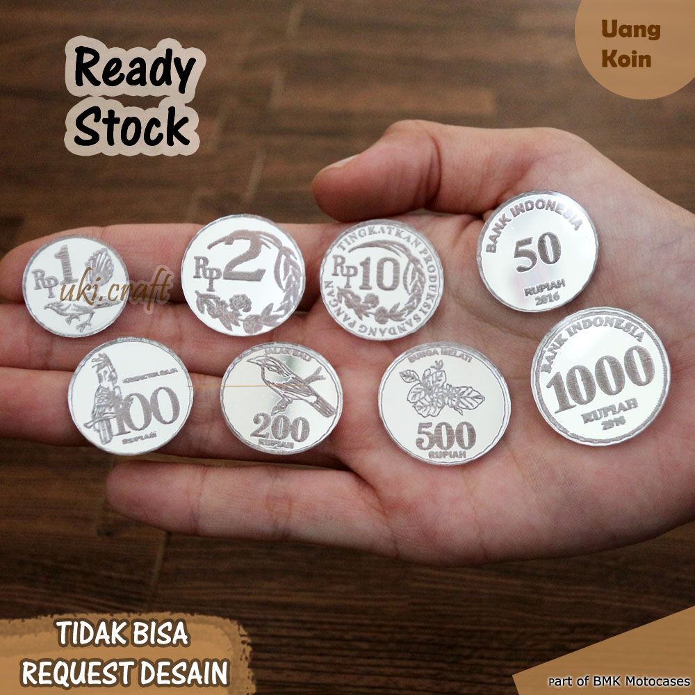 Jual Replika Uang Koin Pecahan Dan Kuno 1 2 1000 500 Rupiah Dekorasi