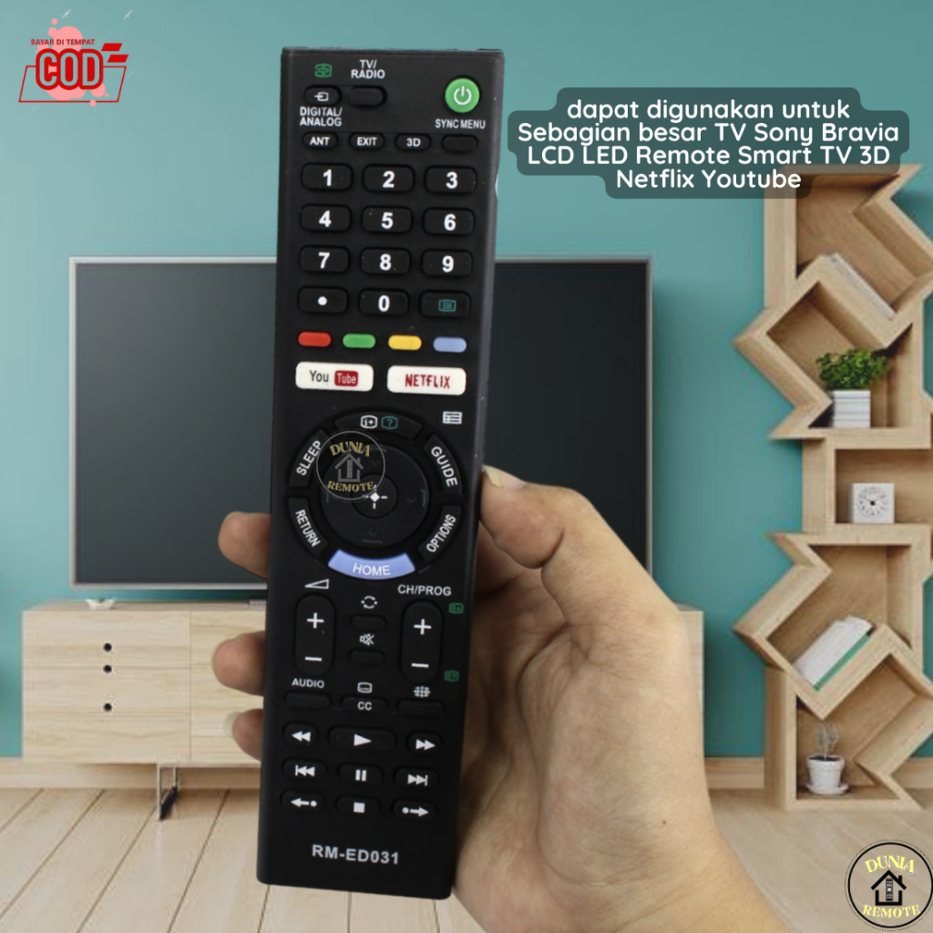 Jual Remot Remote Tv Sony Bravia Android Smart Tv Led Lcd Youtube