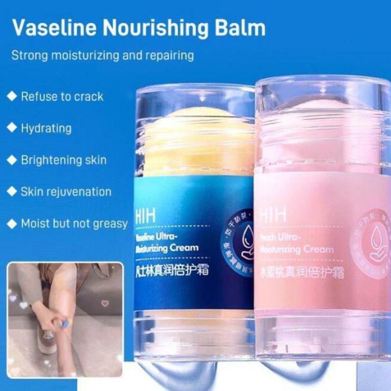 Jual Vaseline Hih Peach Moisturizing Cream Double Care Cream Krim Utk