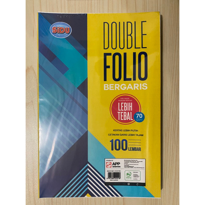 Jual Kertas Double Folio Bergaris Lembar Sinar Dunia Pak