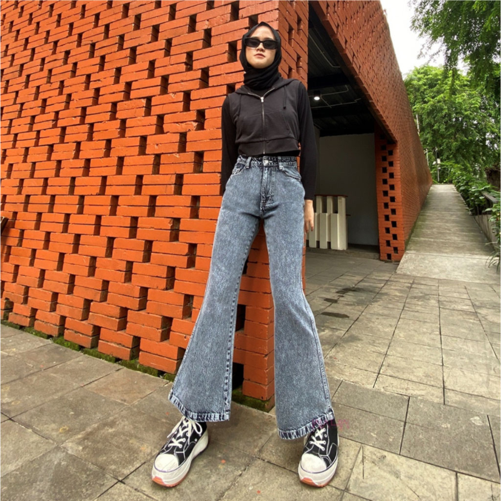 Jual Celana Cutbray Jeans HW Jeans Cutbray Wanita HW Cutbray Jeans