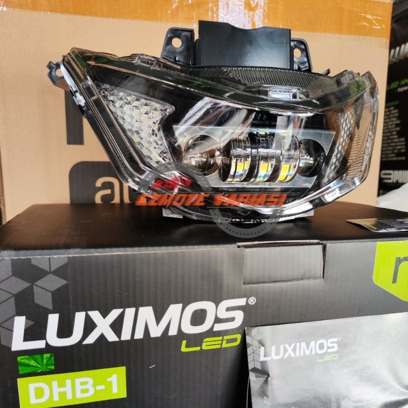 Jual HEADLAMP BEAT LED NINE LUXIMOS DHB 1 SHOOTING LIGH BEAT DELUXE