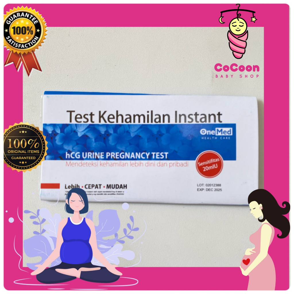 Jual Onemed Test Kehamilan Instant Hcg Urine Strip Alat Test Kehamilan Shopee Indonesia