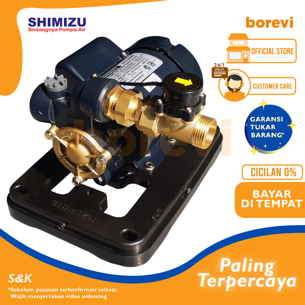 Jual Shimizu Pb Bit Pompa Air Dorong Booster Otomatis Watt