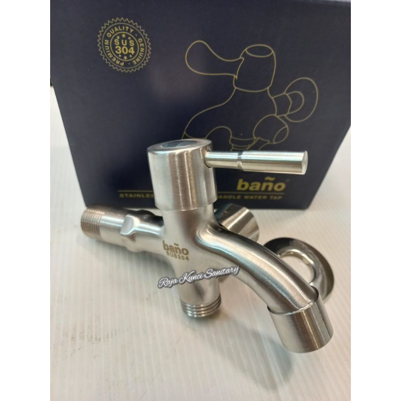 Jual Kran Cabang Bano Stainless SUS 304 PROMO Kran Shower Kran Cabang