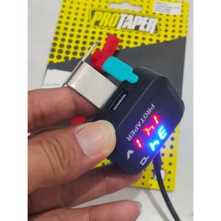 Jual VOLTMETER AKI 3 IN 1 KOTAK PLUS USB CASAN DAN TEMPERATUR SUHU KOS