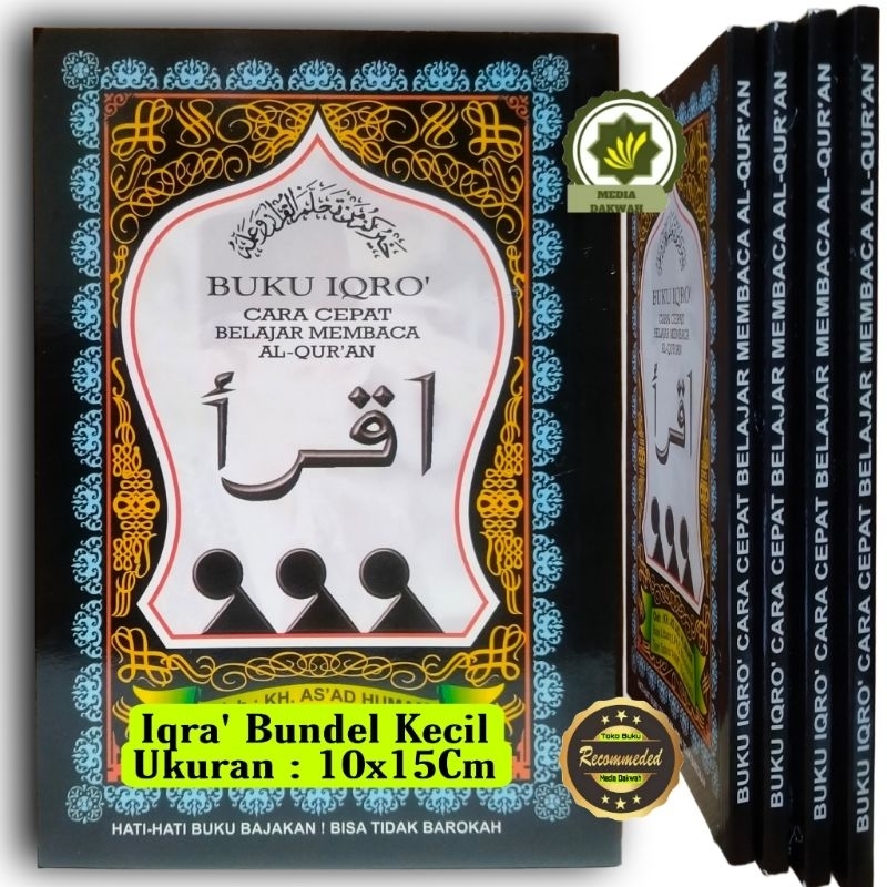 Jual Buku IQRO BUNDEL KECIL KORAN CD IQRA Bendel Ukuran Kecil Jilid