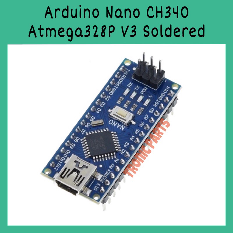 Jual Arduino Nano V Atmega P Ch Compatible Board Solderless Pin