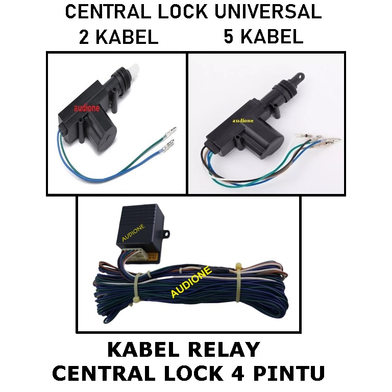 Jual Kabel Relay Modul Central Lock Induk Master 5 Kabel Satuan Induk