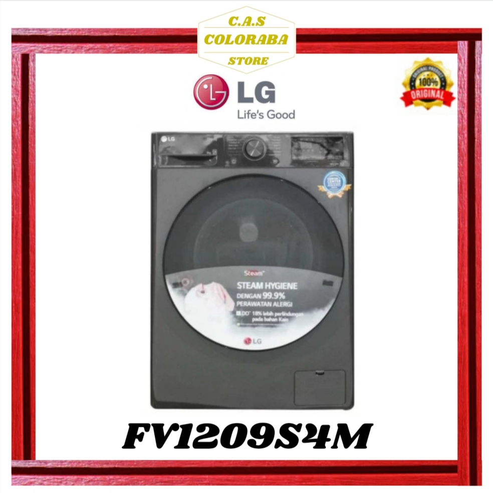 Jual MESIN CUCI LG FV1209S4M MESIN CUCI FRONT LOADING 9 KG INVERTER