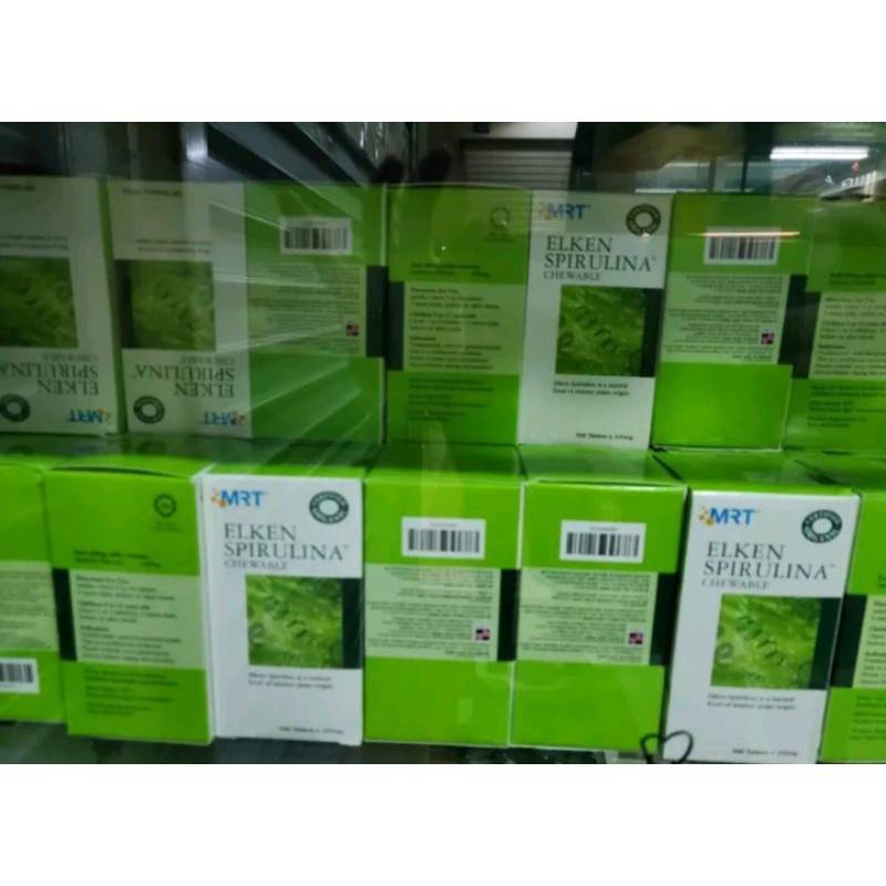 Jual Elken Spirulina Isi Tablet Asli Original Shopee Indonesia