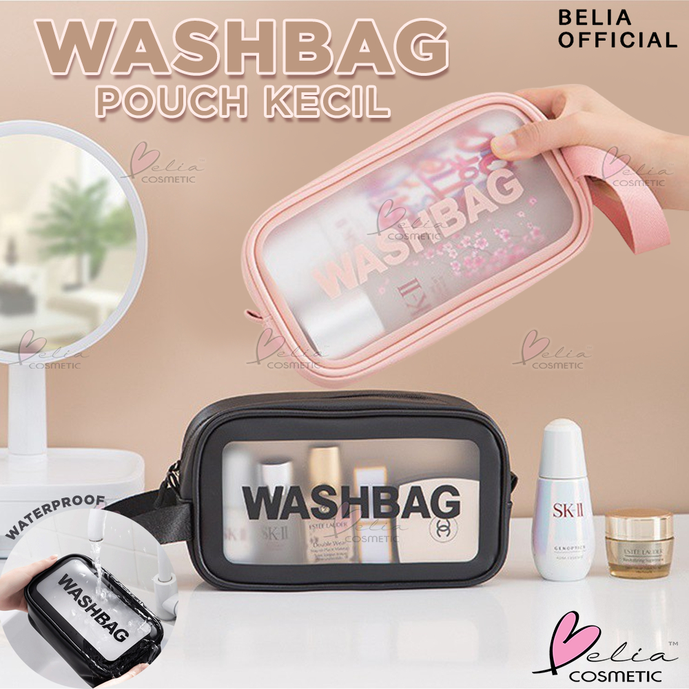 Jual Belia Pouch Washbag Serbaguna Tas Kosmetik Transparant Pouch