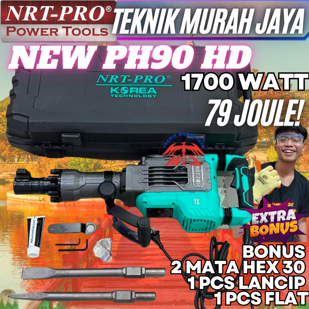 Jual Nrt Pro Ph Hd Mesin Bobok Beton Demolition Jack Hammer Joule