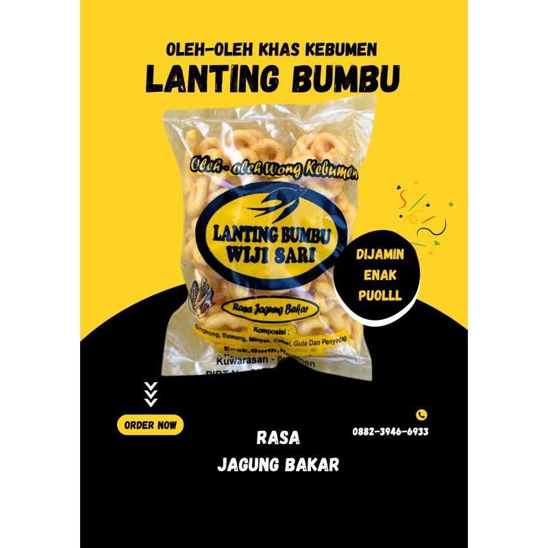 Jual Oleh Oleh Khas Kebumen Lanting Bumbu 10 Pcs Shopee Indonesia