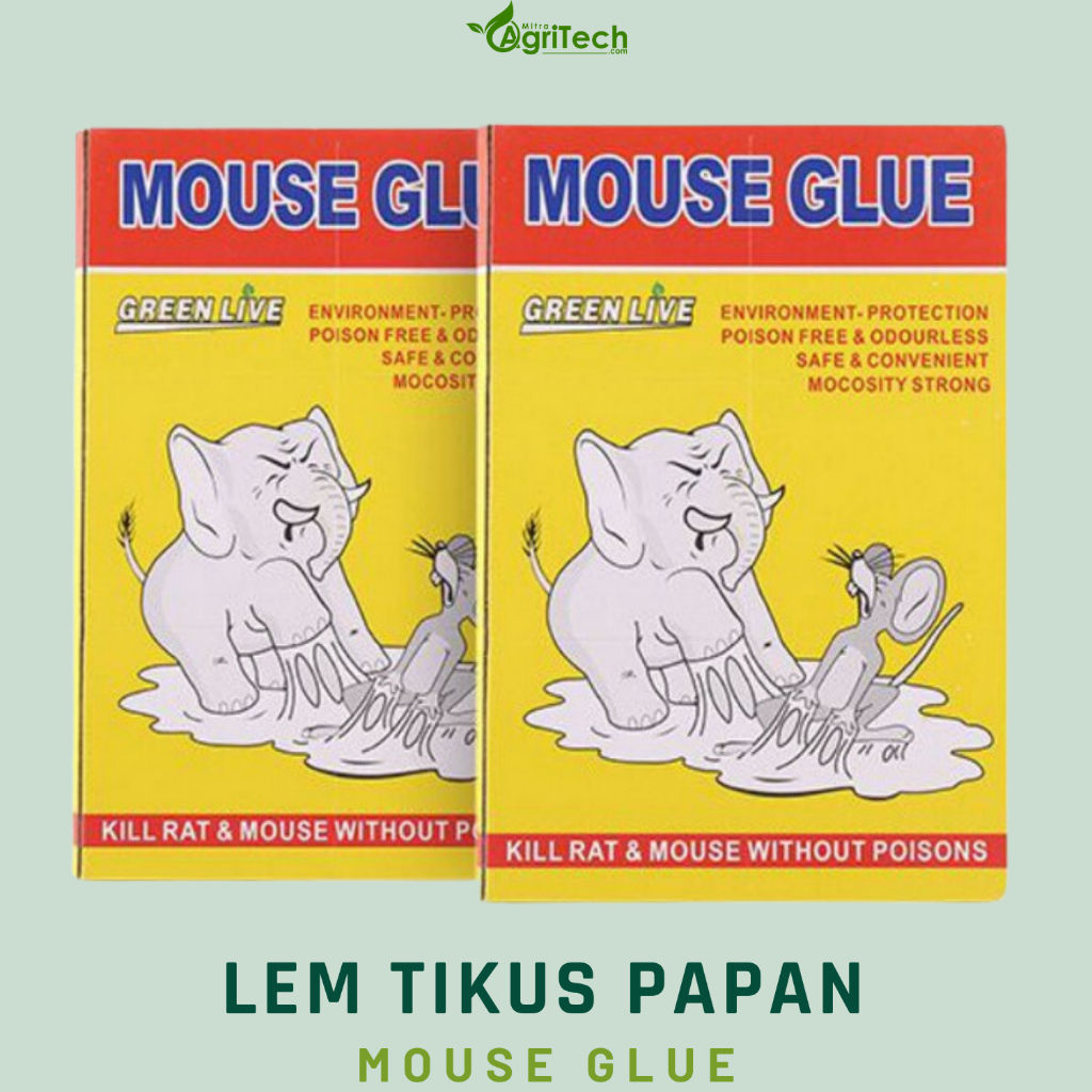 Jual LEM TIKUS JEBAKAN TRAP PAPAN BUKU IMPOR PERANGKAP CAP GAJAH GLUE