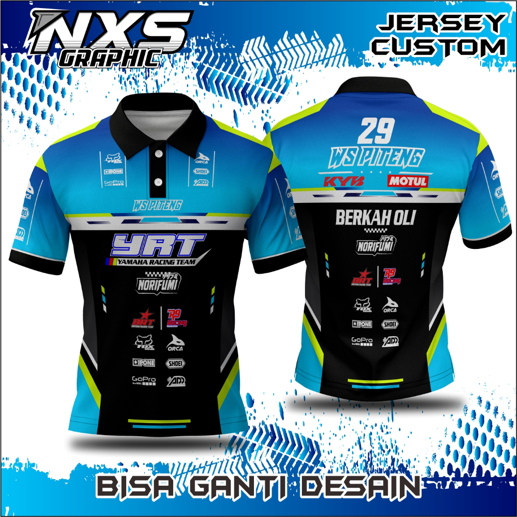 Jual Baju Trail Dan Jersey Racing Desain Sesuai Keinginan Murah Bisa