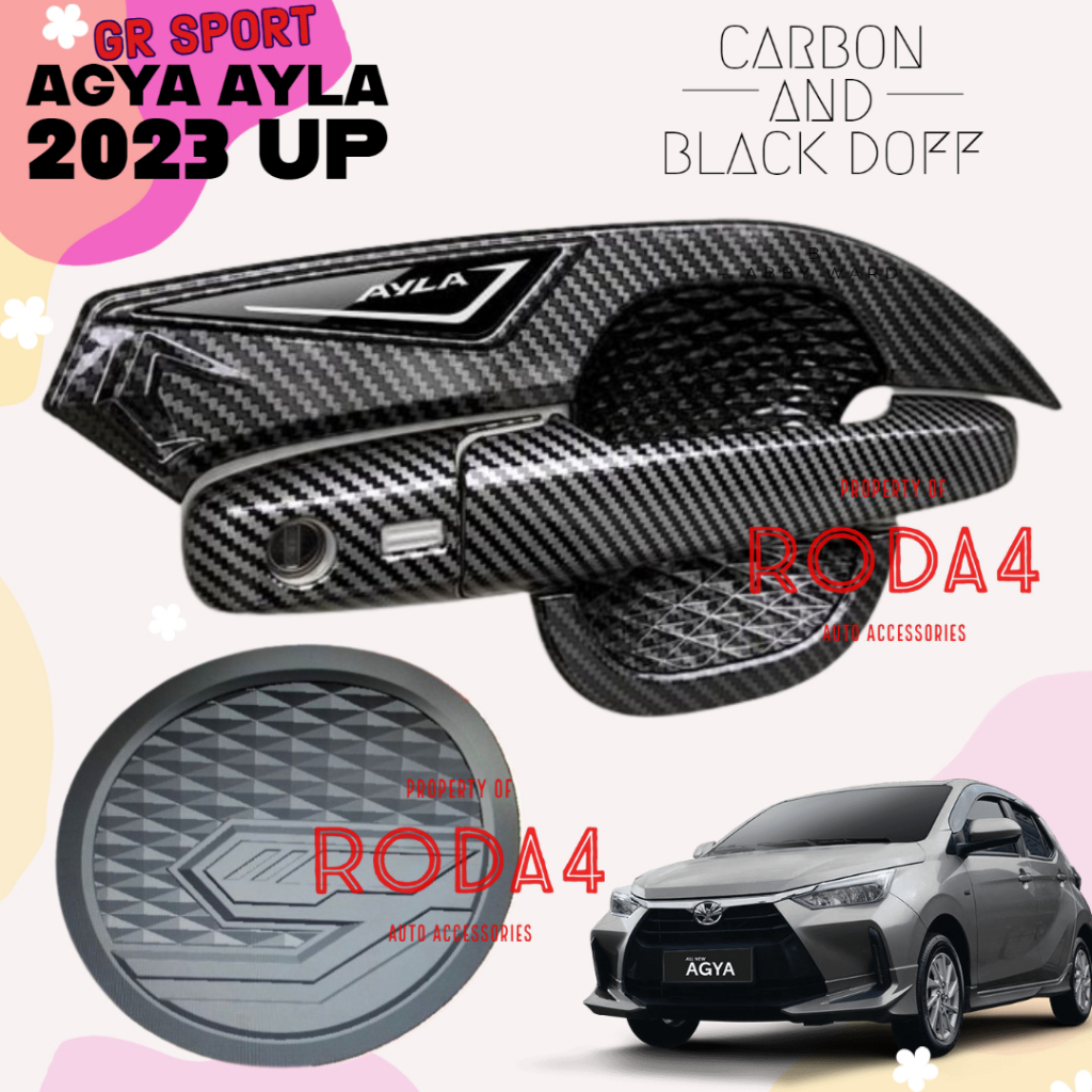 Jual Paket Outer Handle Tank Cover Agya Ayla GR SPORT 2023 2024 2025