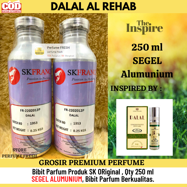 Jual Minyak Wangi Bibit Dalal Al Rehab Ml Segel Alumunium Sk France