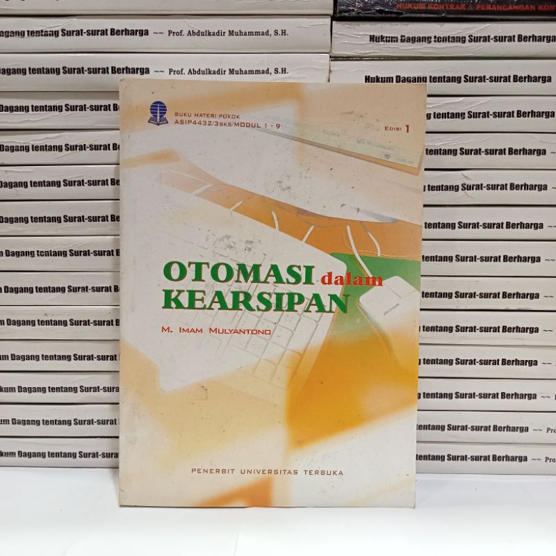 Jual Buku Otomasi Dalam Kearsipan Edisi 1 M Imam Mulyantono Shopee