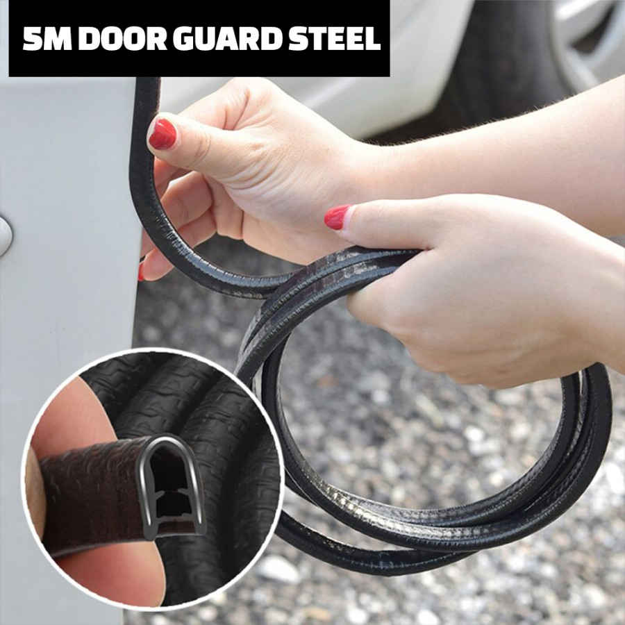 Jual List Doorguard Besi Rubber Melindungi Tepi Pintu Mobil Anti