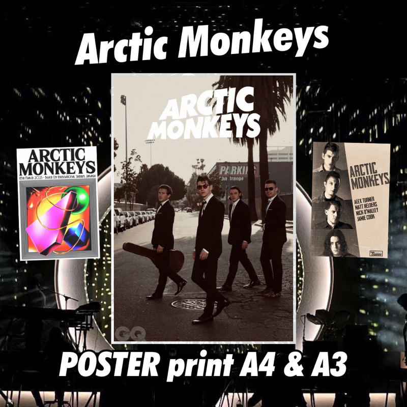 Jual Poster Band Arctic Monkeys Ukuran A Dan A Dekorasi Dinding