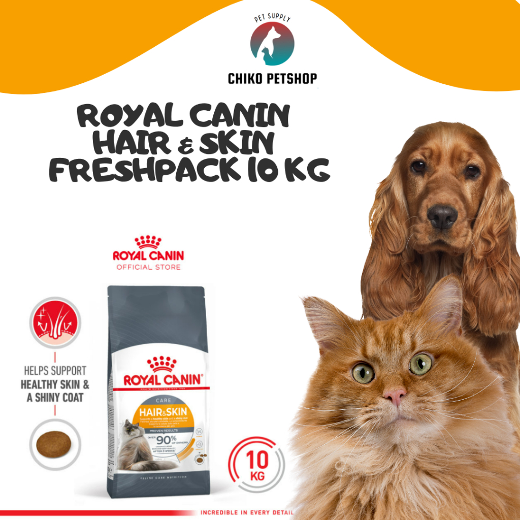 Jual Royal Canin HAIR SKIN Makanan Kucing Freshpack 10 Kg RC Cat