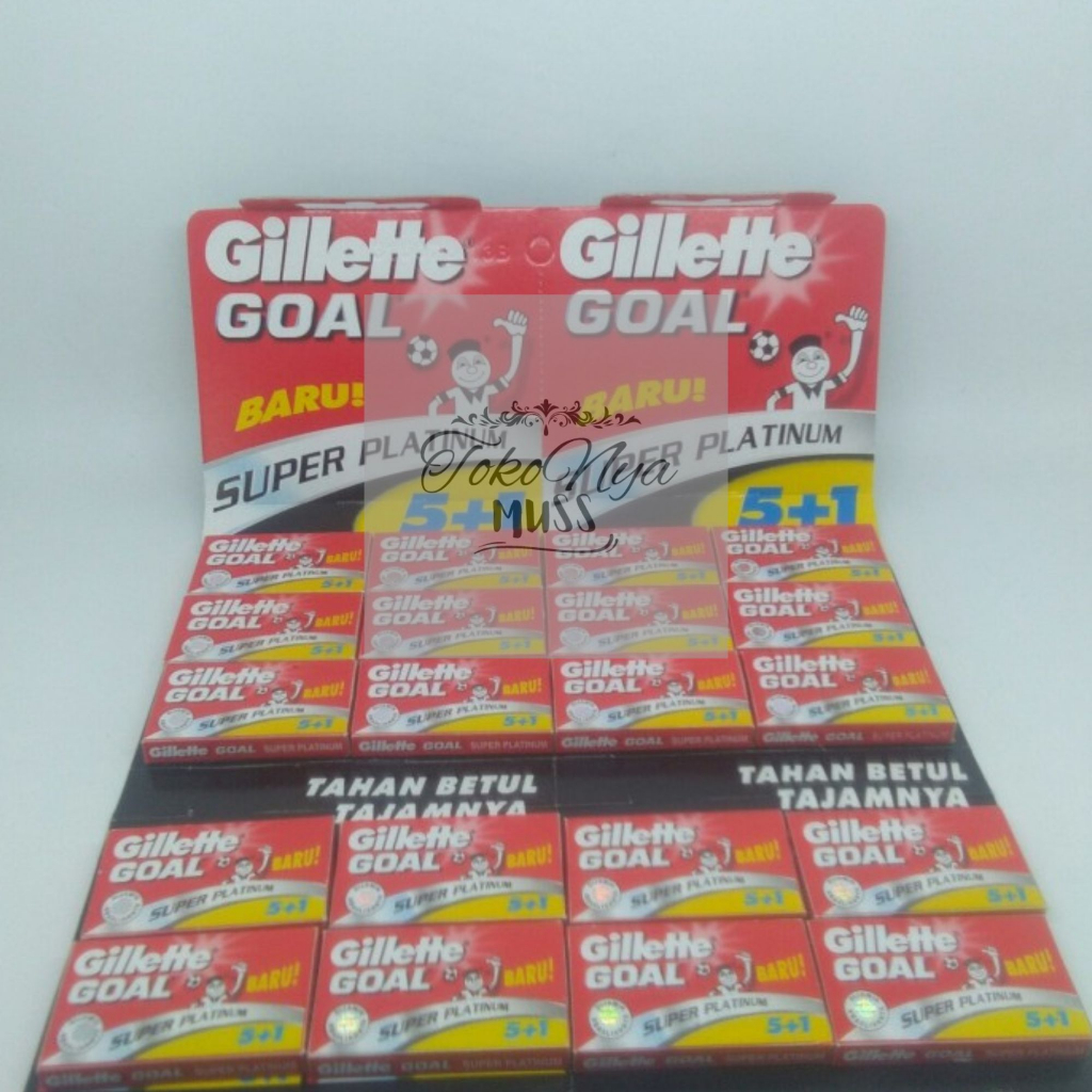 Jual Silet Gillete Goal Ii Mata Pisau Yang Tajam Shopee Indonesia