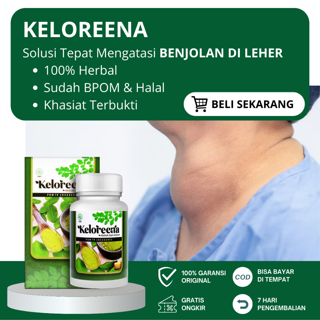 Jual Obat Benjolan Di Leher Kelenjar Getah Bening Gondok Kanker