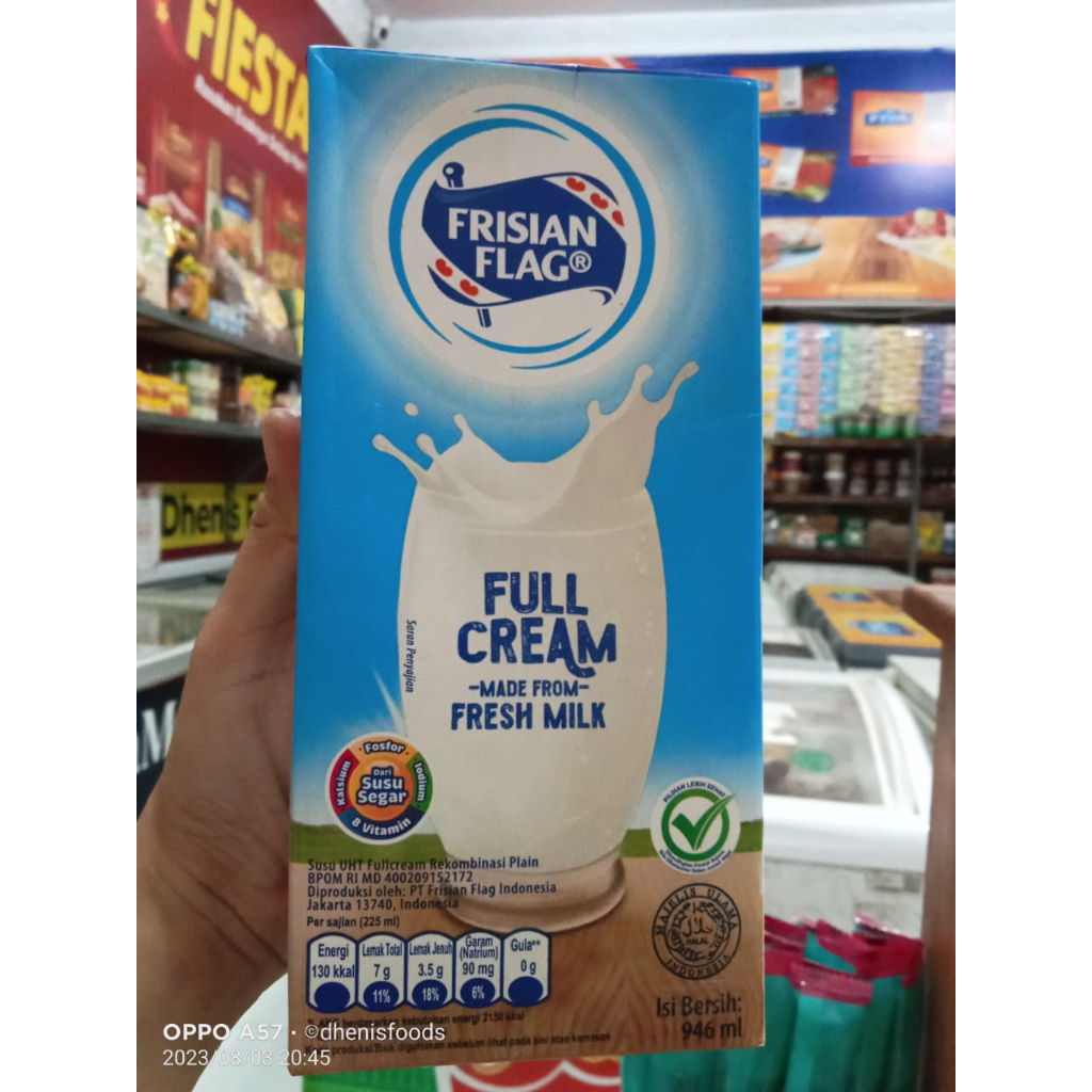 Jual FRISIAN FLAG FULL CREAM PURE FARM SWISS CHOCOLATE SUSU UHT 946 ML