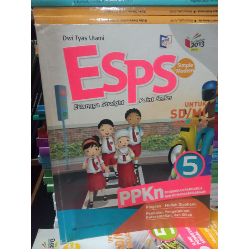 Jual BUKU ESPS PPKN PENDIDIKAN PANCASILA DAN KEWARGANEGARAAN UNTUK SD