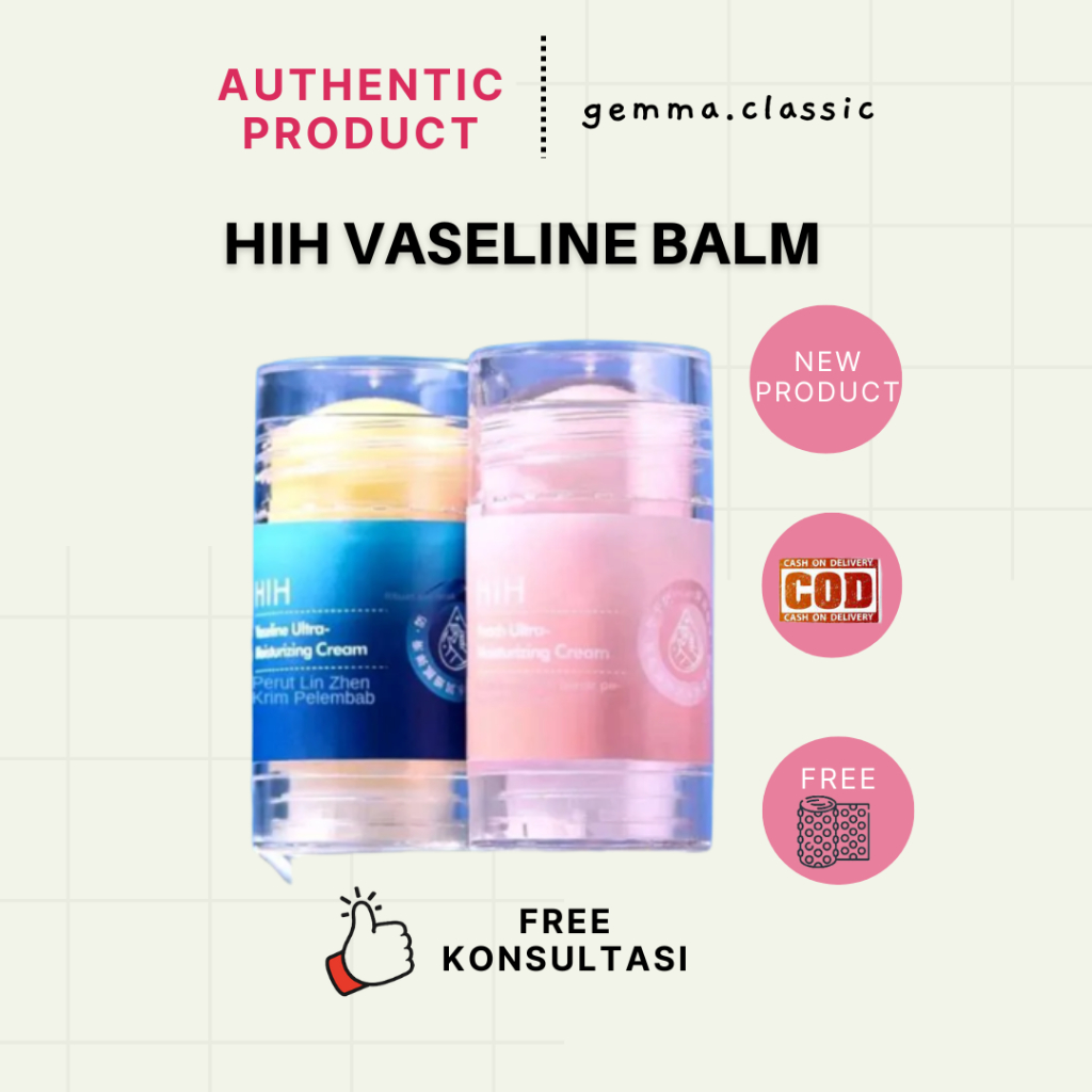 Jual Hih Vaseline Peach Stik Pelembab Moisturizing Krim Cream Kaki