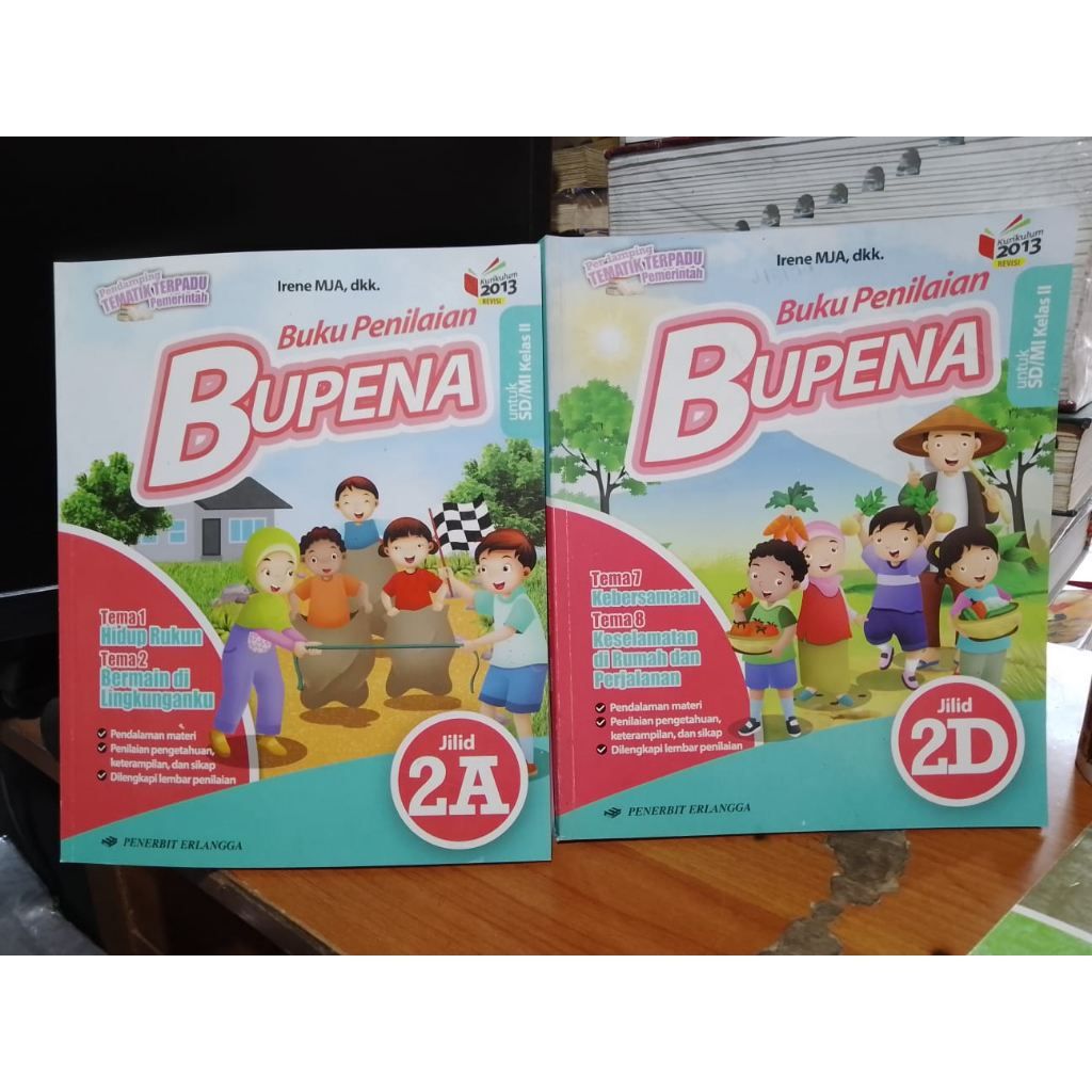 Jual Buku Penilaian BUPENA Untuk SD MI Kelas 2A 2D ORIGINAL Shopee